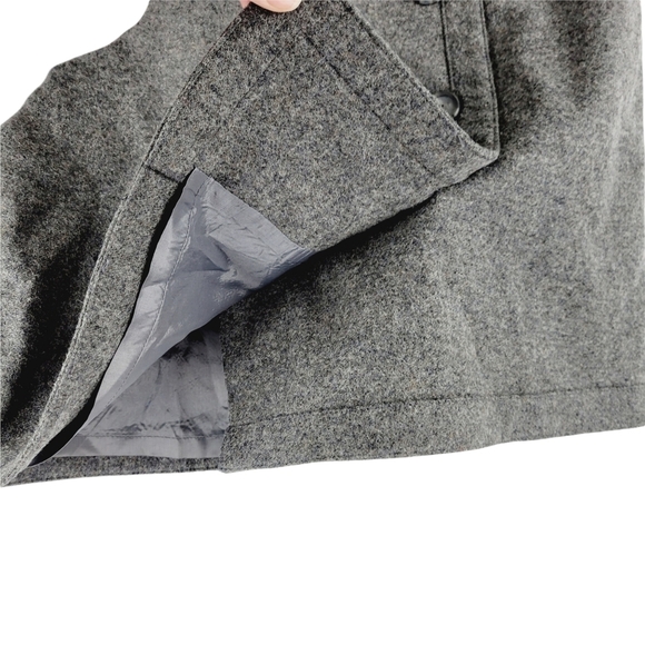 Ann Taylor loft Gray wool blend wrapskirt size 8 - Picture 7 of 11